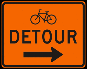 Your Cycling Detours for this week