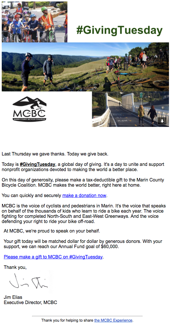 MCBC Annual Fund #Giving Tuesday