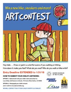 SR2S Kids Art Contest - win a bike!