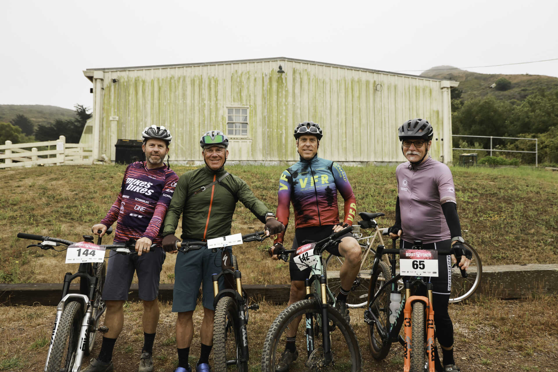 Riders at the 2025 Dirt Fondo for MCBC On the Trails Off-road program
