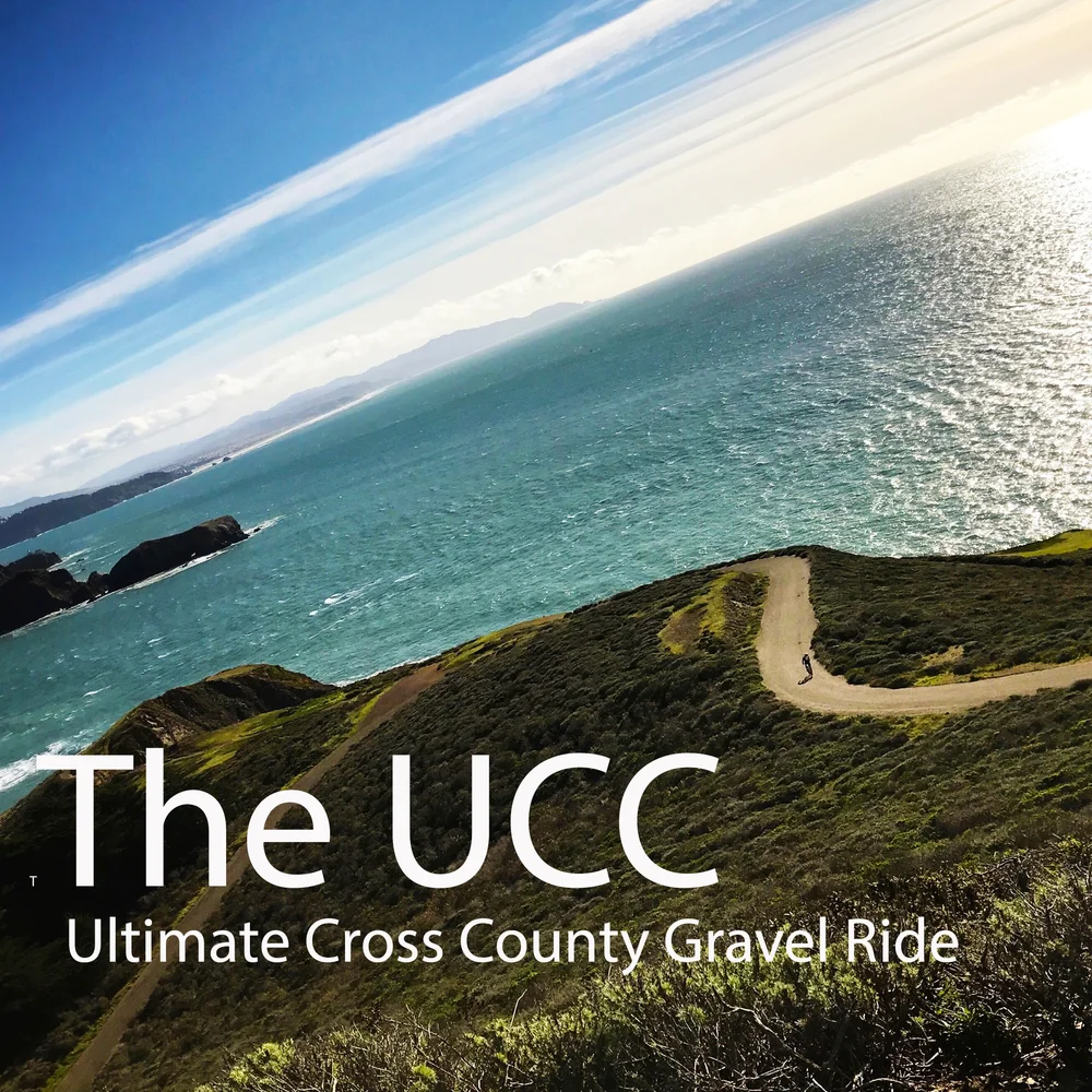 View of the coast from the coastal route in the Marin Headlands